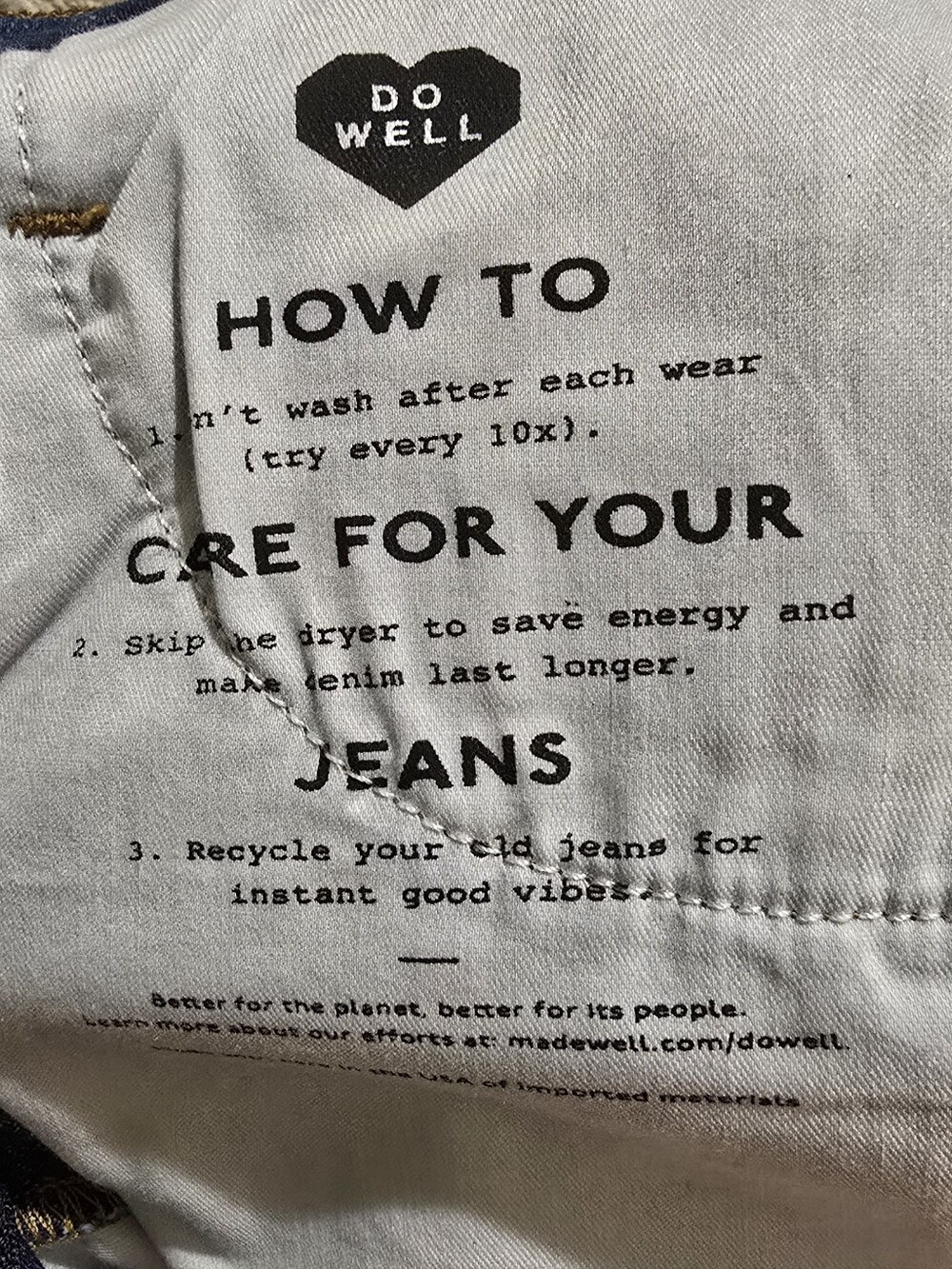 NWOT Madewell The Perfect Vintage Wide-Leg Jean in Fairdale Wash Sz 26 - Picture 10 of 11